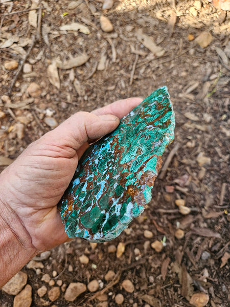 Polished De Grussa copper ore slab CO113