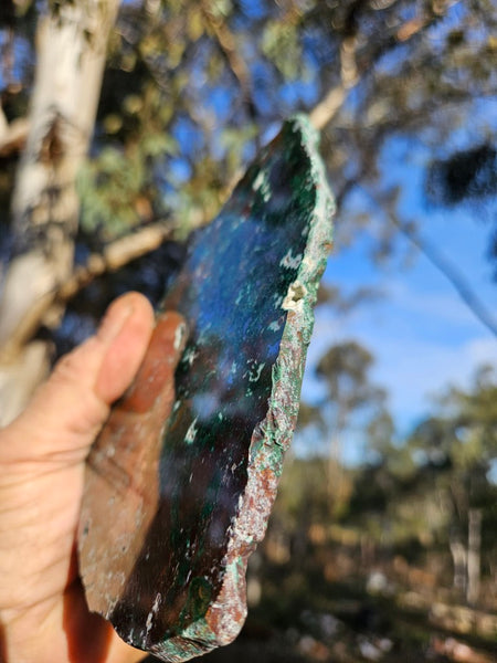 Polished De Grussa copper ore slab CO112