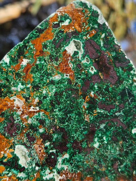 Polished De Grussa copper ore slab CO112