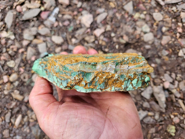 Variscite rough. VR596