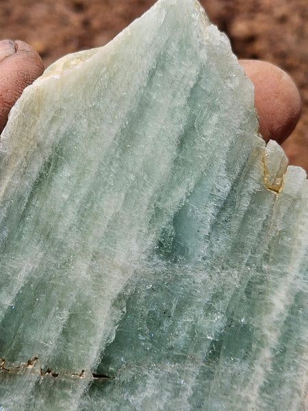 Polished Beryl slab BY154