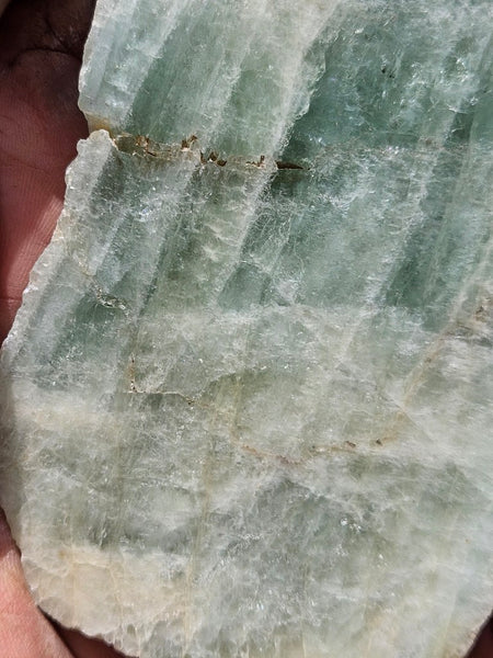 Polished Beryl slab BY154