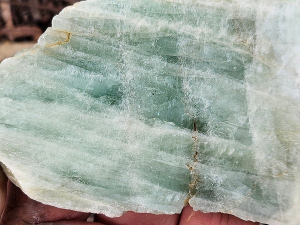 Polished Beryl slab BY154
