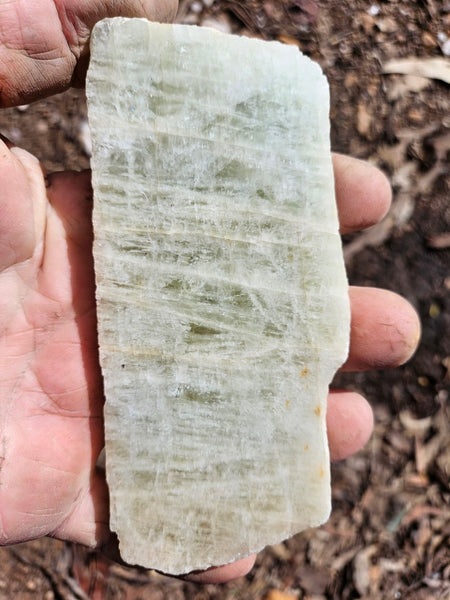 Polished Beryl slab BY155