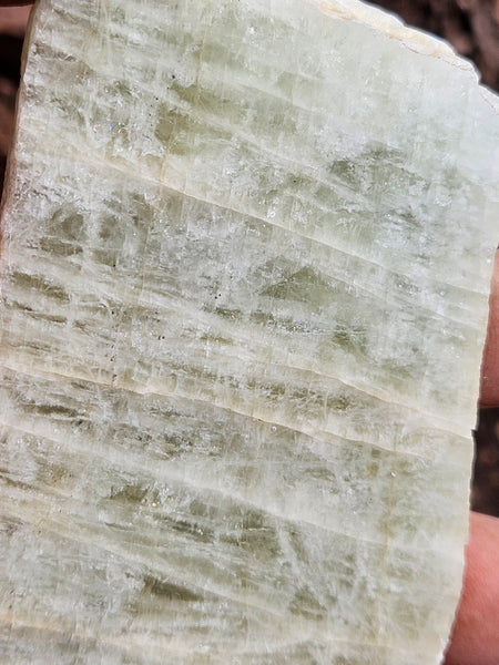 Polished Beryl slab BY155