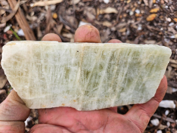 Polished Beryl slab BY155