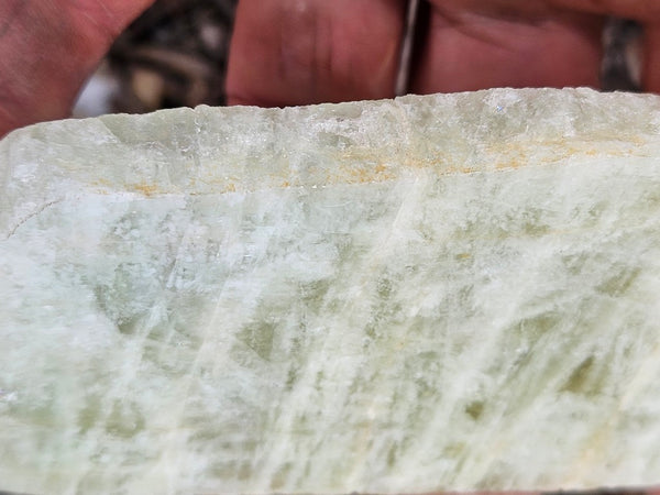 Polished Beryl slab BY155