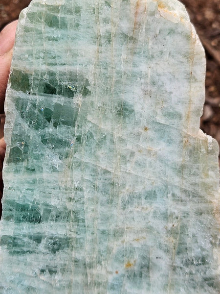 Polished Beryl slab BY156