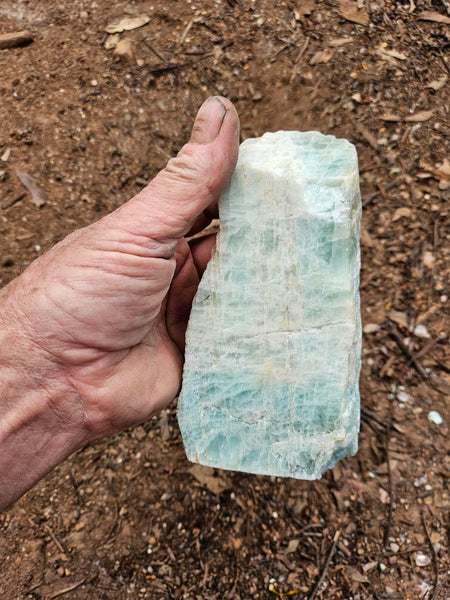 Polished Beryl slab BY156