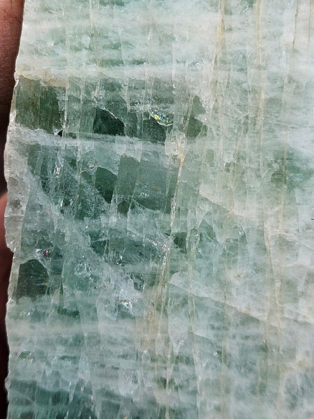Polished Beryl slab BY156