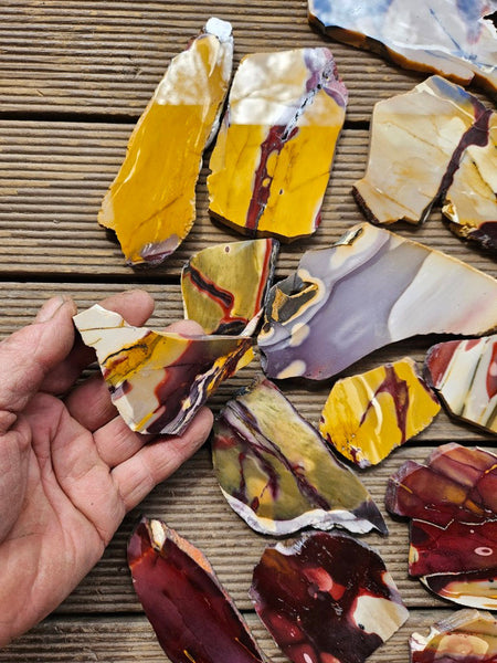 Polished Mookaite slabs MK561