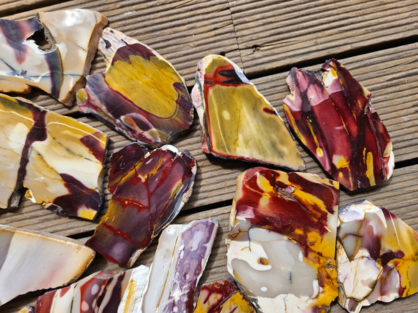 Polished Mookaite slabs MK561