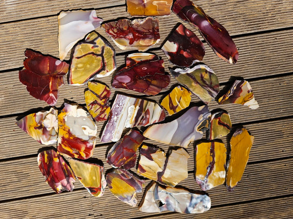 Polished Mookaite slabs MK561