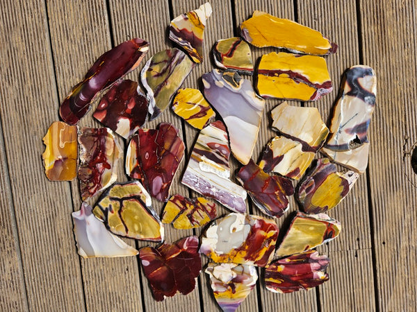 Polished Mookaite slabs MK561