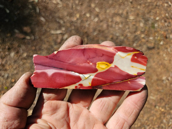 Polished  Mookaite slab MK563
