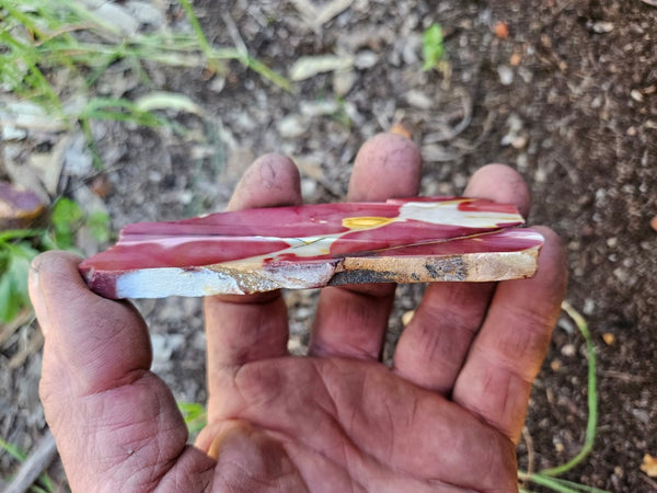 Polished  Mookaite slab MK563