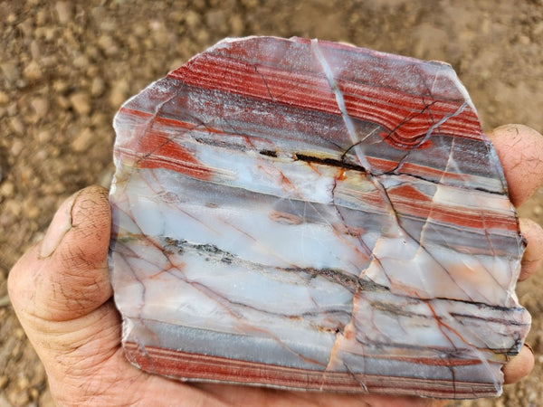 Polished Marble Bar Chert slab MB102