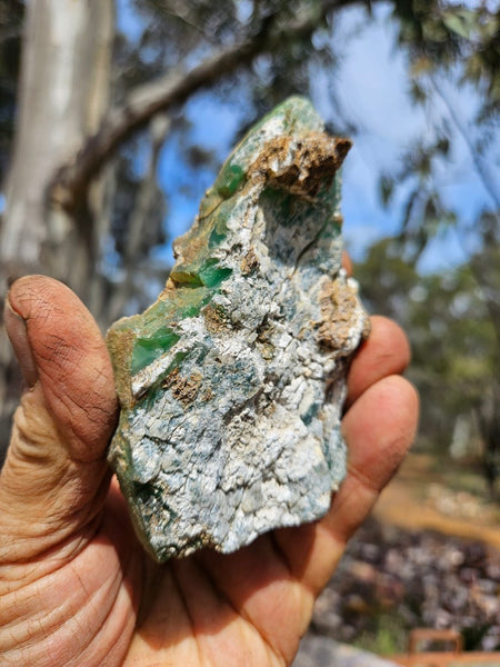 Chrysoprase rough.  CHR 208
