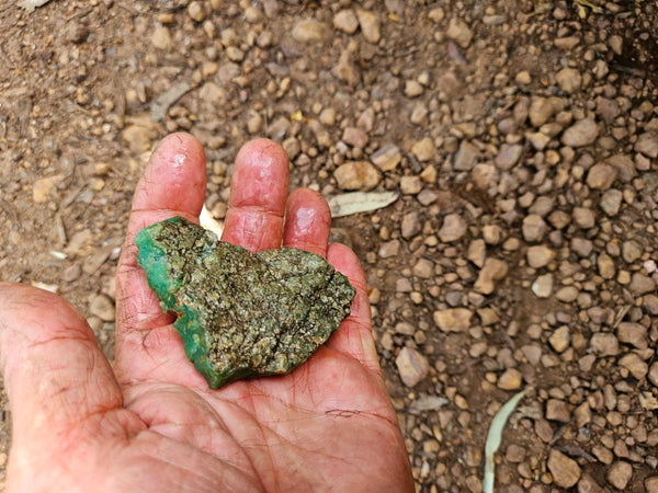 Chrysoprase rough.  CHR 209