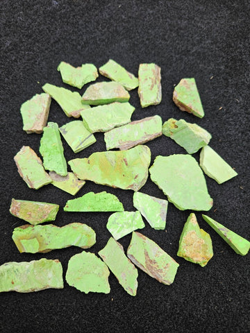 Gaspeite rough.  GSP 120
