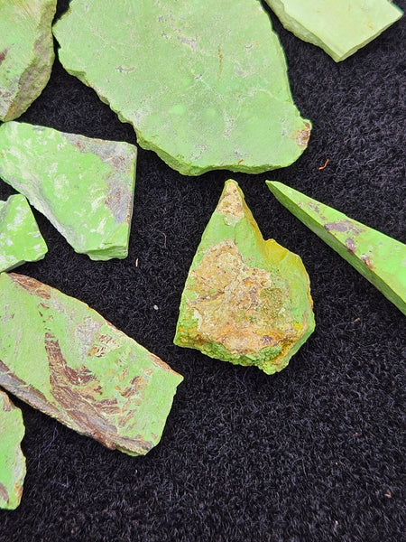 Gaspeite rough.  GSP 120