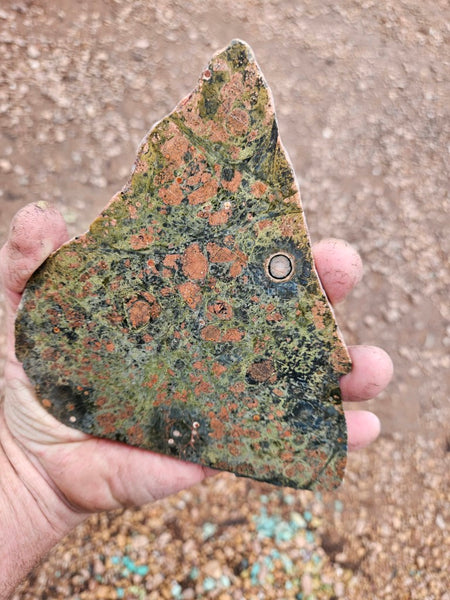 Polished Rhyolite slab SR102