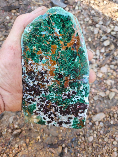 Polished De Grussa copper ore  CO119