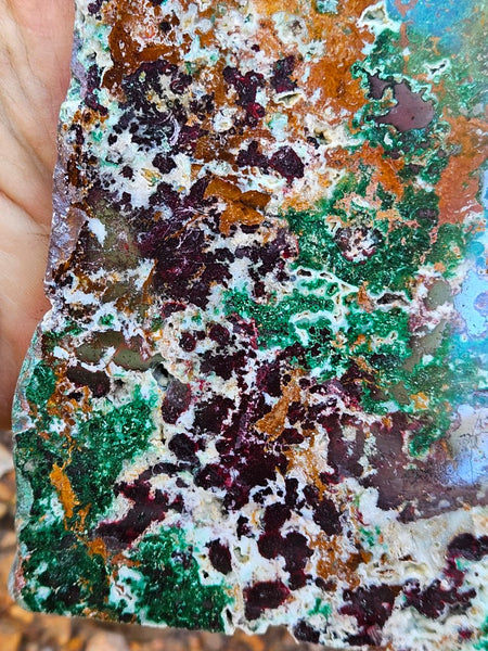 Polished De Grussa copper ore  CO119