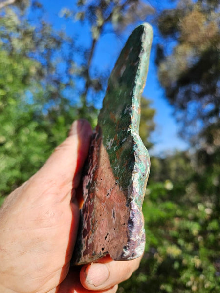 Polished De Grussa copper ore slab CO117