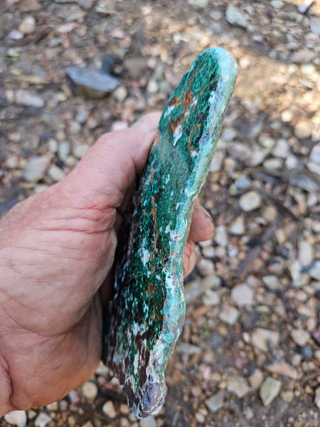 Polished De Grussa copper ore slab CO117