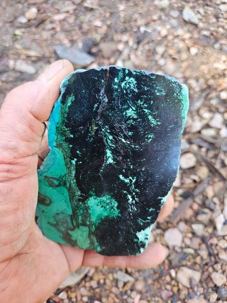 Polished De Grussa copper ore slab CO116