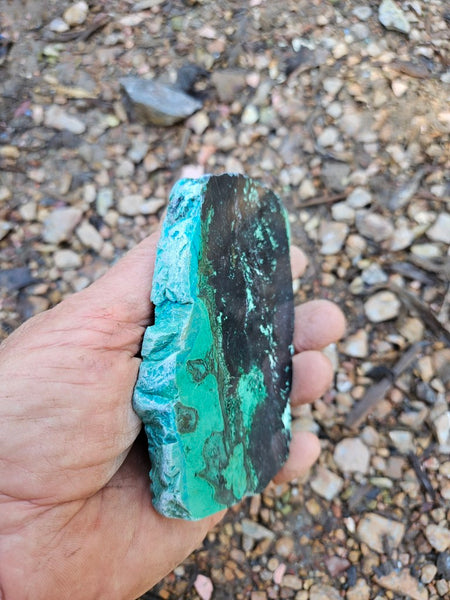 Polished De Grussa copper ore slab CO116