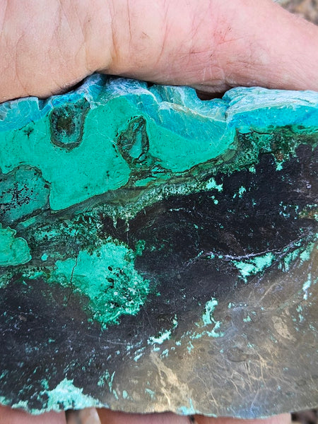 Polished De Grussa copper ore slab CO116