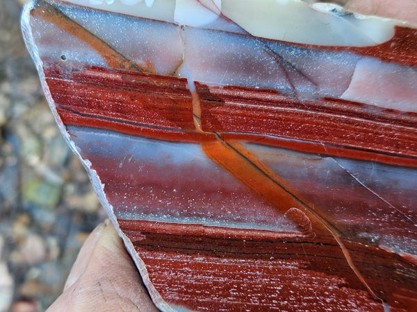 Polished Marble Bar Chert  slab MB108