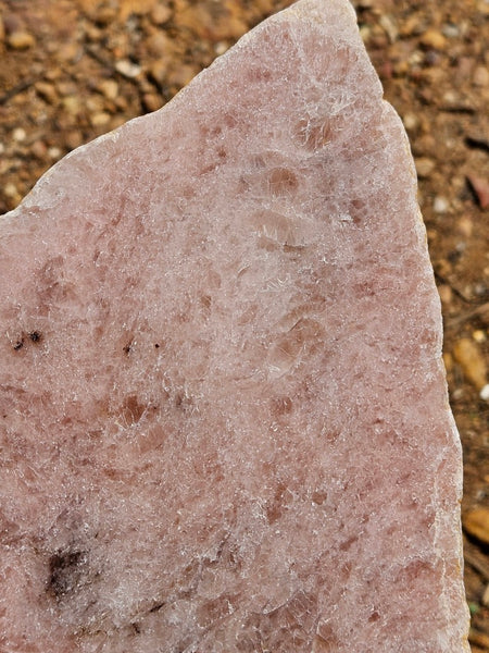 Polished Kunzite slab KU117