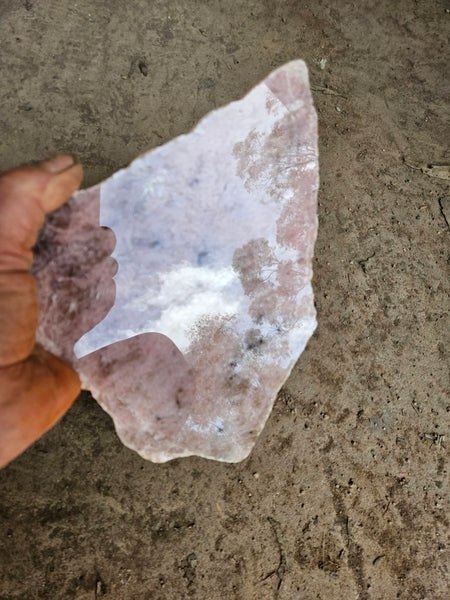 Polished Kunzite slab KU117