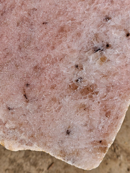 Polished Kunzite slab KU117