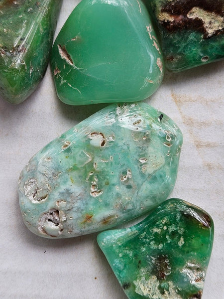 Tumble Polished Chrysoprase CHT167