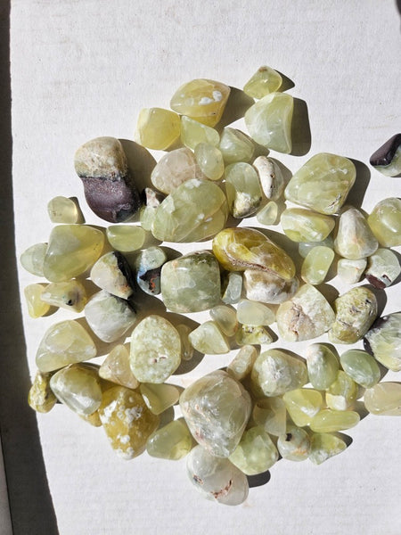 1 kg. Tumble Polished Prehnite PRT118