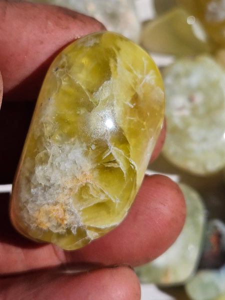 1 kg. Tumble Polished Prehnite PRT118