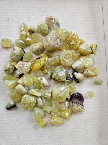 1 kg. Tumble Polished Prehnite PRT118