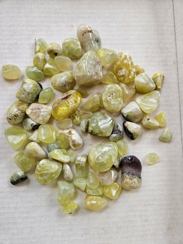 1 kg. Tumble Polished Prehnite PRT118