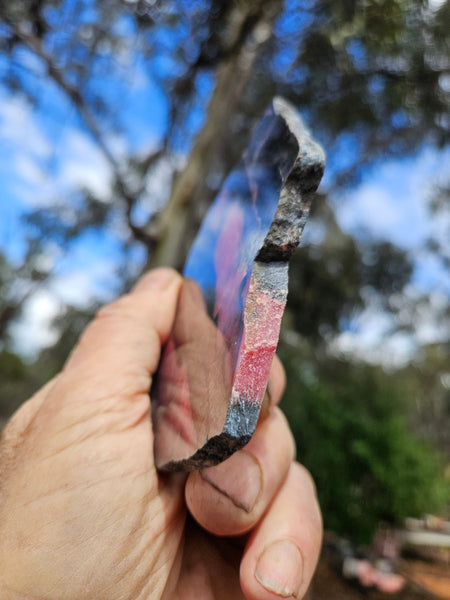 Polished Rhodonite slab RH297