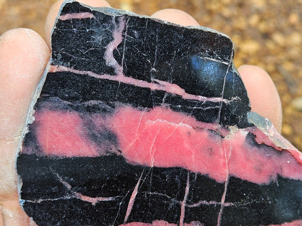 Polished Rhodonite slab RH297