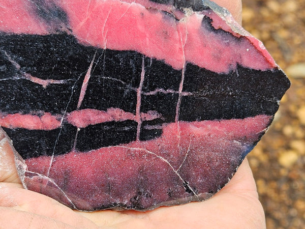 Polished Rhodonite slab RH297