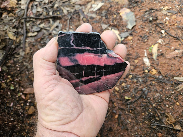Polished Rhodonite slab RH297