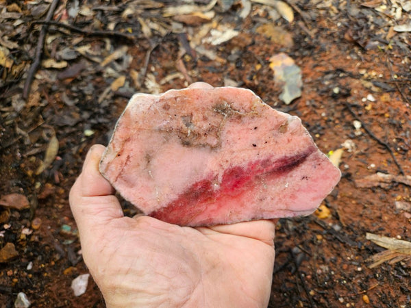 Polished Rhodonite slab RH298