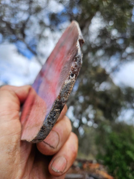 Polished Rhodonite slab RH301