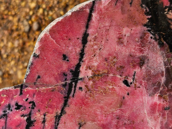 Polished Rhodonite slab RH296