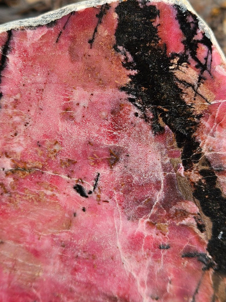 Polished Rhodonite slab RH296